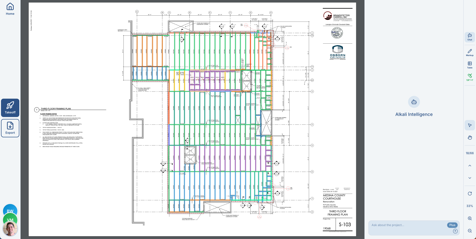 Alkali user interface overview